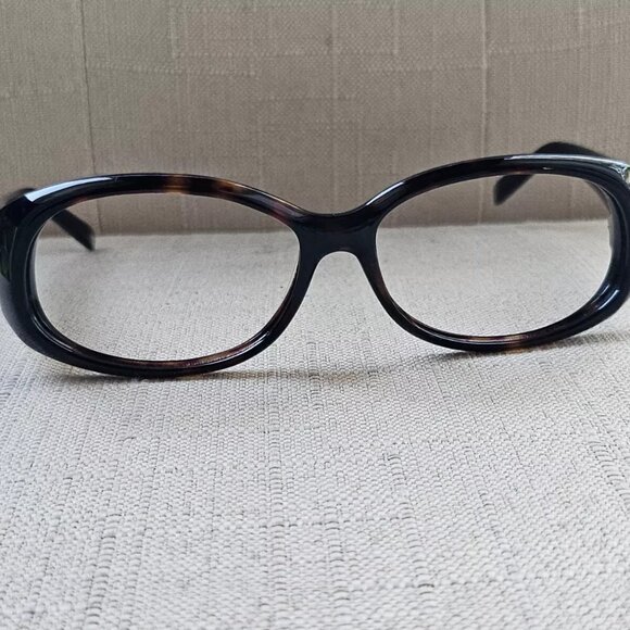 AK Anne Klein Women Eyeglasses/Sunglasses Frame Dark Tortoise Glasses - Picture 5 of 10